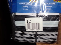 24 pakjes met 30 haarelastiekjes - afbeelding 1 van  3