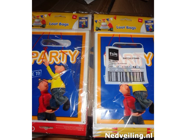 24 pakjes met 8 party bags buurman en buurman - afbeelding 2 van  3