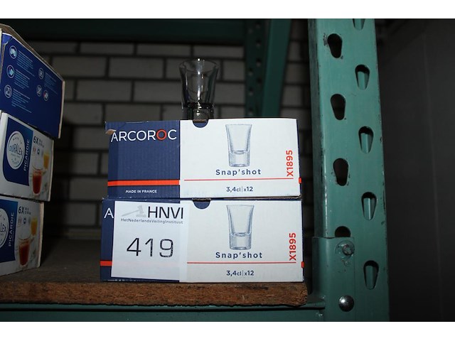 24 shotglaasjes arcoroc. - afbeelding 1 van  3