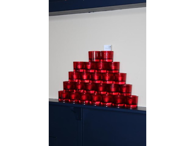 24 waxinelichthouders. - afbeelding 2 van  2