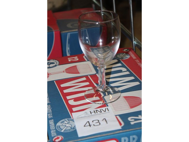 24 wijnglazen brasserie. - afbeelding 2 van  2