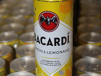 24 x 12 blikken bacardi cola limon & lemonade 0,25cl. tht 8-2026. bod inclusief statiegeldwaarde van 43,20 ... - afbeelding 2 van  2