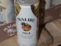 24 x 12 blikken malibu cola 0,25cl. tht 5-2026. bod inclusief statiegeldwaarde van 43,20 euro. - afbeelding 2 van  2