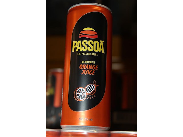 24 x 12 blikken passoa with orange juice 0,25cl. tht 6 -2026. bod inclusief statiegeldwaarde van 43,20 euro. - afbeelding 2 van  2