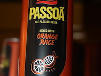 24 x 12 blikken passoa with orange juice 0,25cl. tht 6 -2026. bod inclusief statiegeldwaarde van 43,20 euro. - afbeelding 2 van  2