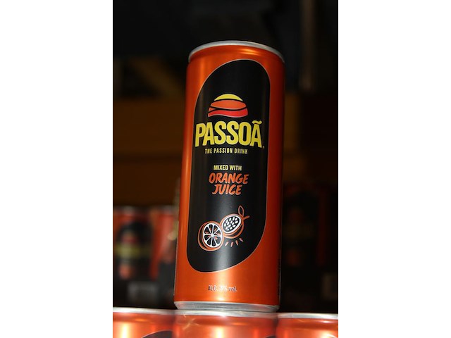 24 x 12 blikken passoa with orange juice 0,25cl. tht 6 -2026. bod inclusief statiegeldwaarde van 43,20 euro. - afbeelding 2 van  2