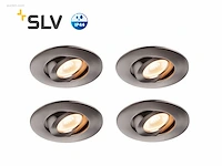 24 x slv easy ultralage led inbouwspots