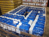 240 blikken bavaria bier 33 cl tht 9-2026. bod inclusief statiegeldwaarde van 36 euro. - afbeelding 1 van  2