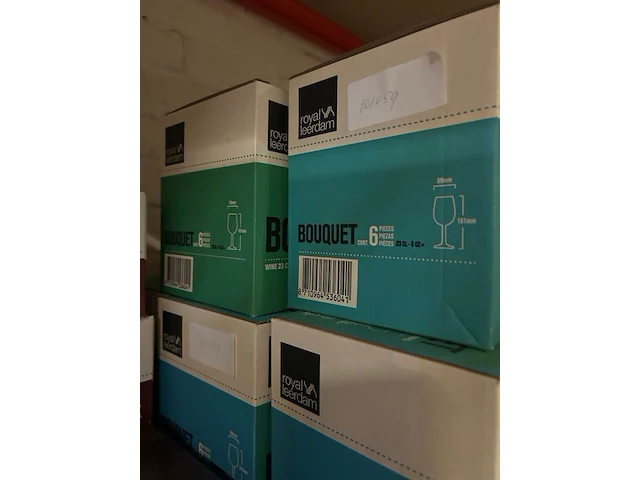 240x diverse glazen w.o. bouquet, royal leerdam - afbeelding 3 van  11