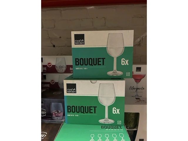 240x diverse glazen w.o. bouquet, royal leerdam - afbeelding 4 van  11