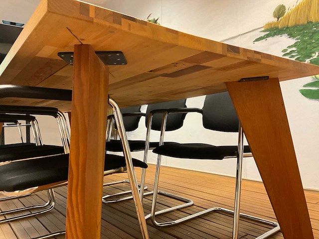 240x100cm vergadertafel - afbeelding 3 van  4