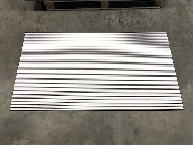 24,5m² hdm akoestische wandpanelen - clair white - 138,8x20,1 cm - afbeelding 2 van  8