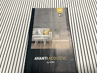 24,5m² hdm akoestische wandpanelen - clair white - 138,8x20,1 cm - afbeelding 4 van  8