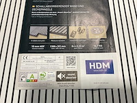 24,5m² hdm akoestische wandpanelen - clair white - 138,8x20,1 cm - afbeelding 6 van  8