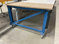 245x123cm mobiele werktafel - afbeelding 3 van  3