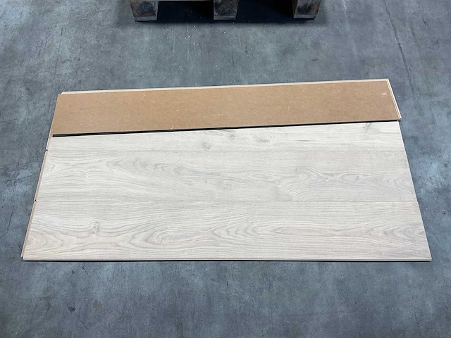 24,6m² kliklaminaat oak light beige - afbeelding 4 van  10