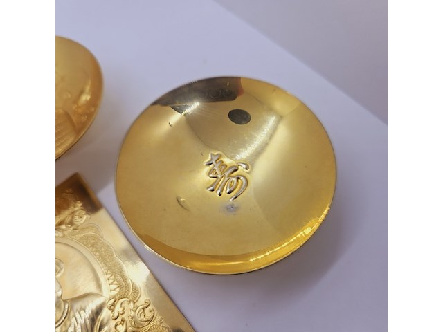 24kt goldplated saké set - afbeelding 2 van  11
