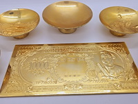 24kt goldplated saké set - afbeelding 6 van  11