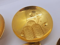 24kt goldplated saké set - afbeelding 10 van  11