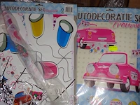 24x auto decoratieset trouwen