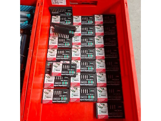 24x bithouder met 9x bit wera, rapidaptor - afbeelding 1 van  4