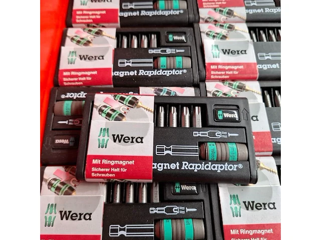 24x bithouder met 9x bit wera, rapidaptor - afbeelding 2 van  4