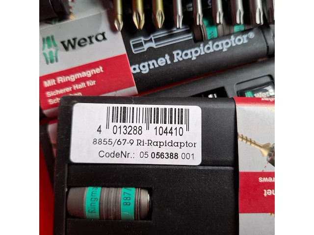 24x bithouder met 9x bit wera, rapidaptor - afbeelding 4 van  4