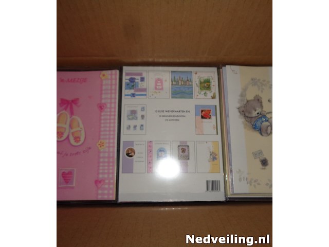 24x box met 10 luxe wenskaarten met envelop - afbeelding 3 van  3