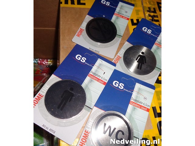 24x deurschild 4 assorti - afbeelding 4 van  5