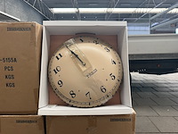 24x houten klok paris 40 cm, pv 053 - afbeelding 2 van  5