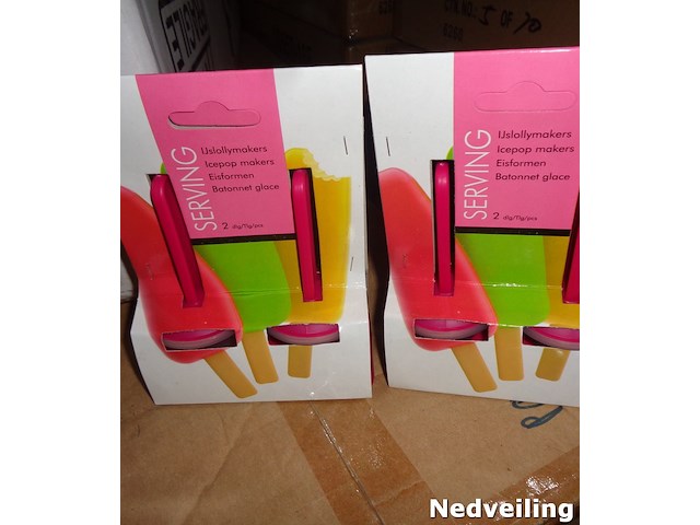24x ijslollie makers 2 delig - afbeelding 1 van  3