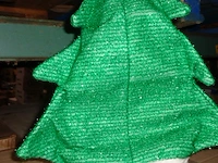 24x kerstmuts groen kerstboom