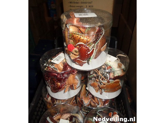 24x lederen sleutelhanger in drum - afbeelding 3 van  3