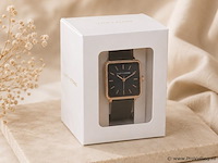 24x lily & stone dameshorloge - zwart/rosé goud - afbeelding 2 van  2