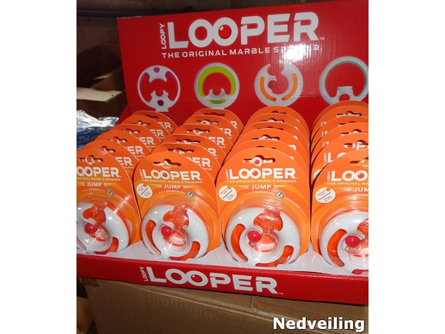 24x loopy looper oranje in display - afbeelding 3 van  3