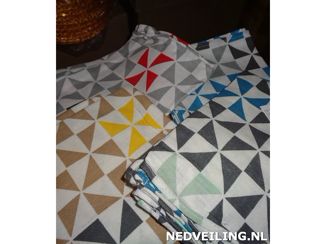24x luxe theedoek graphix 100% katoen - afbeelding 1 van  3