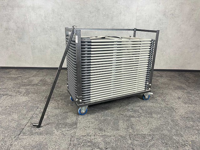 24x manutan - klapstoel met verrijdbare trolley - afbeelding 10 van  10