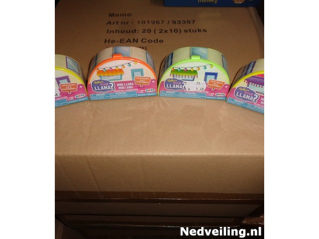 24x mini lama verrassings doosjes - afbeelding 2 van  5