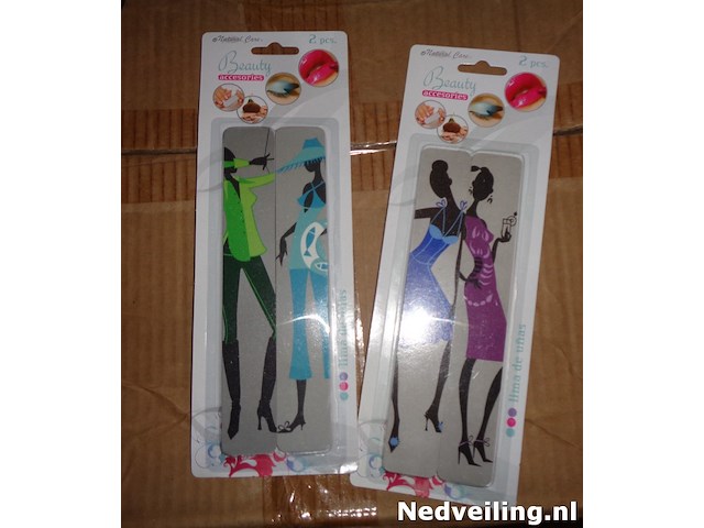 24x pakje met 2 nagelvijlen - afbeelding 1 van  3