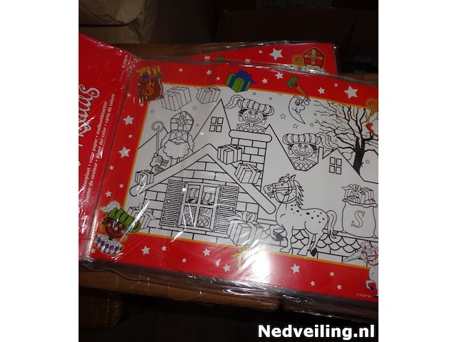 24x pakje met 6 sinterklaas kleurplaten - afbeelding 3 van  3