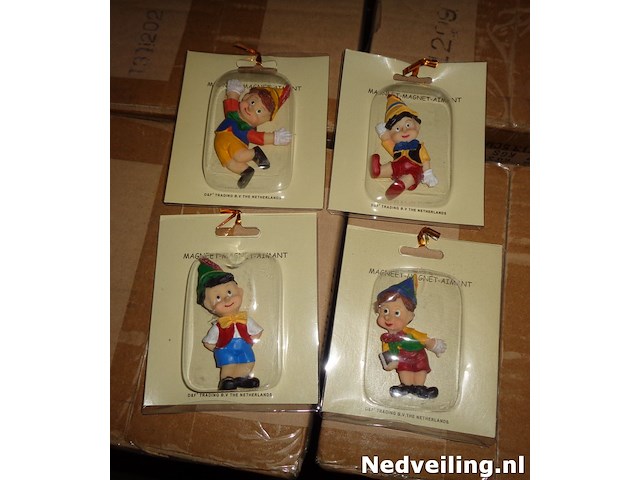 24x pinokkio magneet assorti - afbeelding 3 van  3