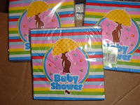 24x servet baby showe 25cmr 20 stuks per pakje - afbeelding 3 van  3