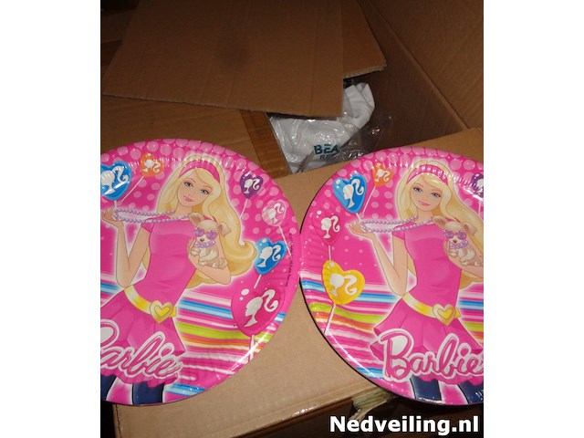 24x set van 8 bordjes barbie 23cm - afbeelding 2 van  3