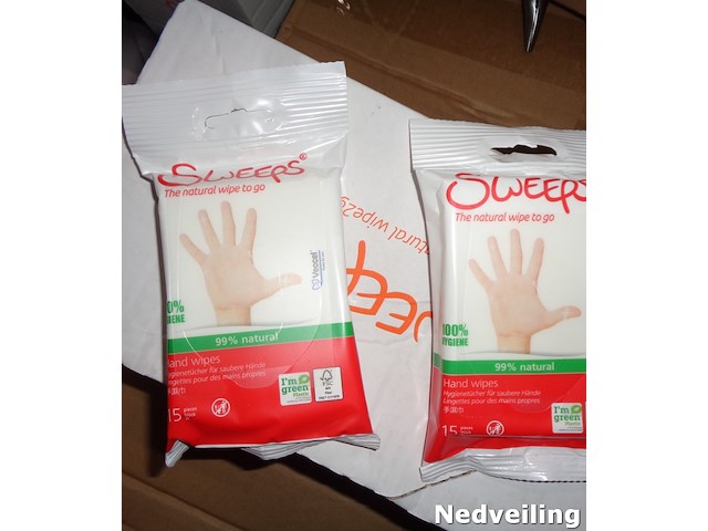 24x sweeps handwipes 15 st per pakje - afbeelding 1 van  3