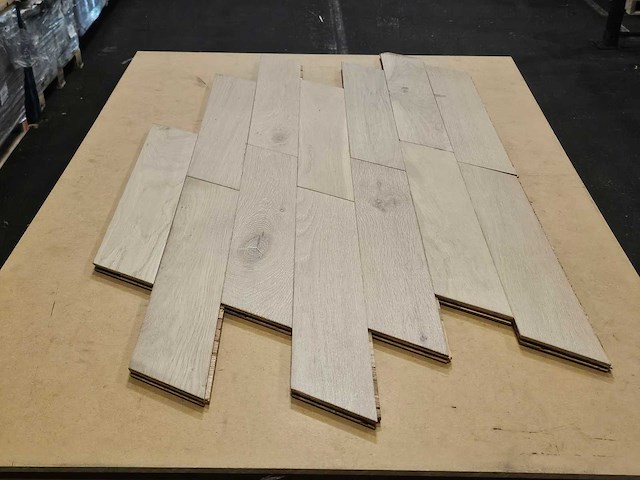 25 m2 hongaarse punt eiken - 480 x 90 x 15 mm - afbeelding 3 van  3
