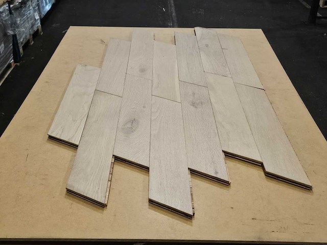 25 m2 hongaarse punt eiken - 480 x 90 x 15 mm - afbeelding 3 van  3