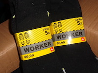 25 paar werksokken mt 39/42 en 43/46 - afbeelding 1 van  3