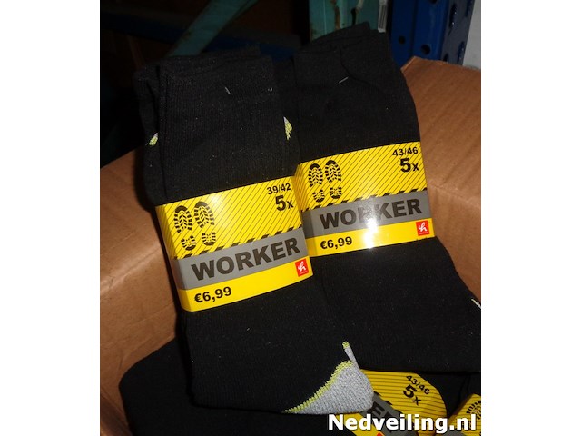 25 paar werksokken mt 39/42 en 43/46 - afbeelding 2 van  3
