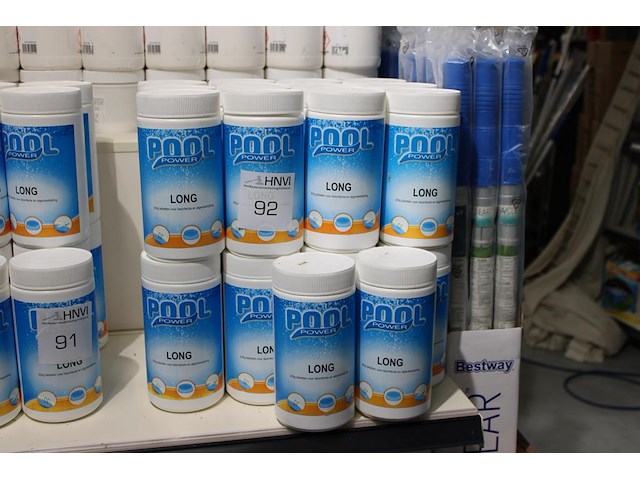 25 potten chloortabletten poolpower. - afbeelding 1 van  3