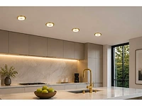 25 x downlight fitting – gu10 – goud – ø70mm – ip20 – kadife